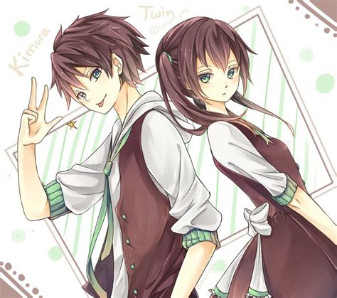 anime twin brother and sister|best anime twin girls.